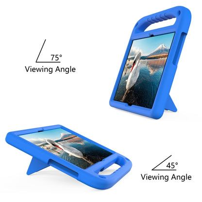 For Lenovo M10 FHD REL TB-X605FC / TB-X605LC Handle Portable EVA Shockproof Anti Falling Protective Case with Triangle Holder(Blue) - Lenovo by buy2fix | Online Shopping UK | buy2fix