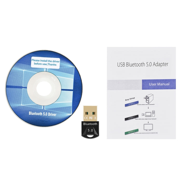 BT501 USB 2.0 Mini Bluetooth 5.0 Adapter Audio Receiver Transmitter - Bluetooth Dongle by buy2fix | Online Shopping UK | buy2fix