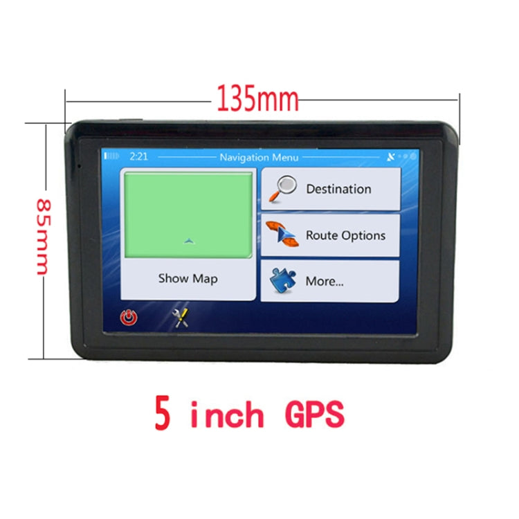 Q5 Car 5 inch HD TFT Touch Screen GPS Navigator Support TF Card / MP3 / FM Transmitter, Specification:Southeast Asia Map - In Car by buy2fix | Online Shopping UK | buy2fix