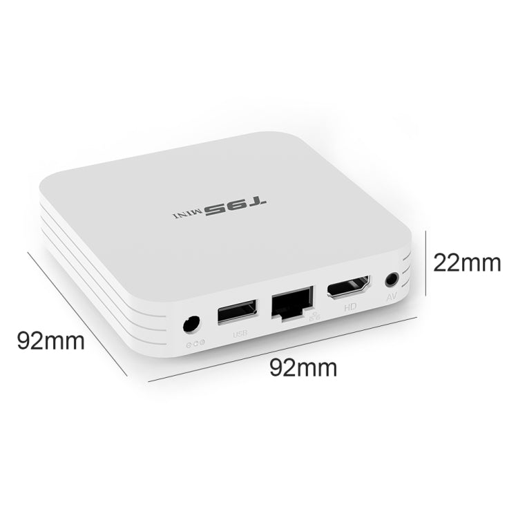 T95MINI 4K HD Network TV Set Top Box, Android 10.0, Allwinner H313 Quad Core 64-bit Cortex-A53, 1GB + 8GB, Support 2.4G WiFi, HDMI, AV, LAN, USB 2.0, UK Plug - Consumer Electronics by buy2fix | Online Shopping UK | buy2fix