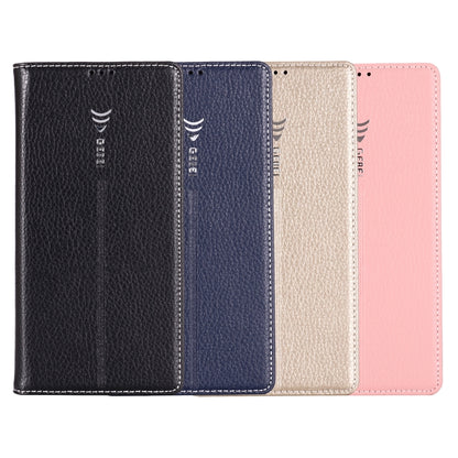 For Galaxy Note 10+ GEBEI PU+TPU Horizontal Flip Protective Case with Holder & Card Slots(Blue) - Galaxy Phone Cases by GEBEI | Online Shopping UK | buy2fix