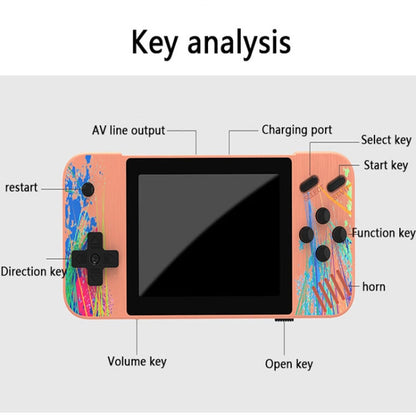 G3 Macaron 3.5 inch Screen Handheld Game Console for Dual Players Built-in 800 Games(Green) - Pocket Console by buy2fix | Online Shopping UK | buy2fix