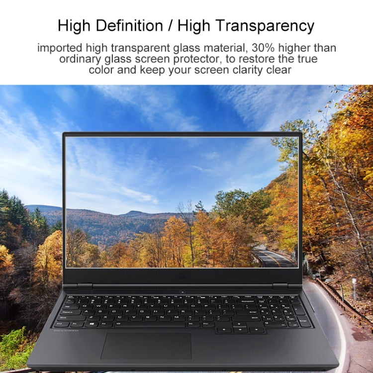 Laptop Screen HD Tempered Glass Protective Film For Lenovo IdeaPad 15s 15.6 inch - Computer & Networking by buy2fix | Online Shopping UK | buy2fix