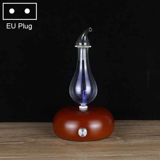 Wood Essential Oil Diffuser Aromatherapy Machine Automatic Alcohol Sprayer, Plug Specification:EU Plug(Dark Brown) - Home & Garden by buy2fix | Online Shopping UK | buy2fix