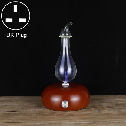 Wood Essential Oil Diffuser Aromatherapy Machine Automatic Alcohol Sprayer, Plug Specification:UK Plug(Dark Brown) - Home & Garden by buy2fix | Online Shopping UK | buy2fix