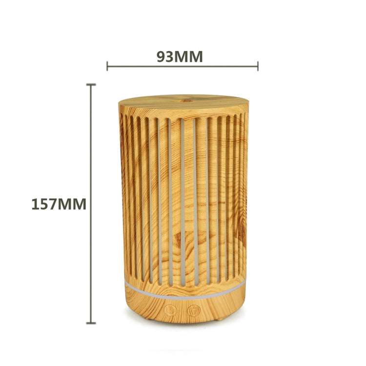 200ml Hollow-out Forest Pattern Wooden Essential Oil Aromatherapy Machine Ultrasonic Humidifier Automatic Alcohol Sprayer, Plug Specification:UK Plug(Light Brown-2) - Home & Garden by buy2fix | Online Shopping UK | buy2fix
