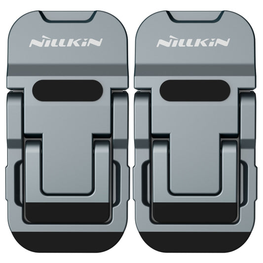 NILLKIN Bolster Plus Sticky Three-speed Adjustable Zinc Alloy Laptop Holder(Space Gray) - MacBook Holder by NILLKIN | Online Shopping UK | buy2fix