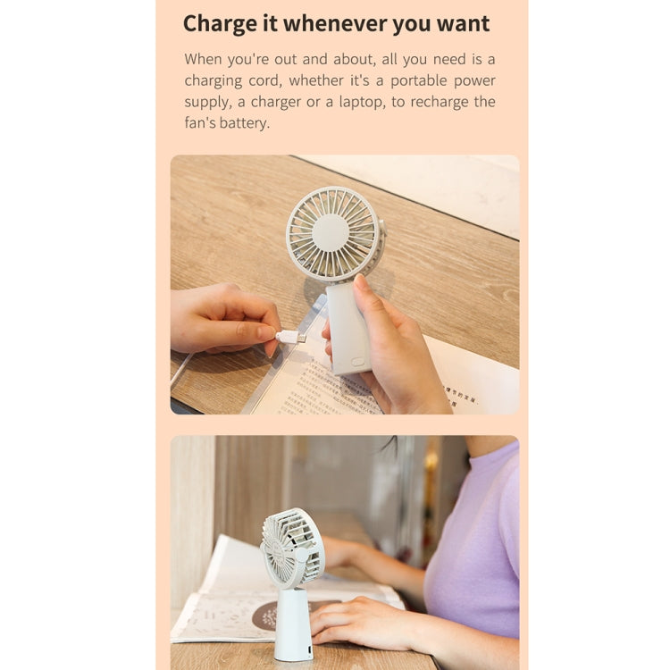 Original Xiaomi Youpin VH F15 Zao 3 In 1 USB Charging Handheld Electric Fan, 3 Speed Adjustment(Light Grey) - Consumer Electronics by Xiaomi | Online Shopping UK | buy2fix