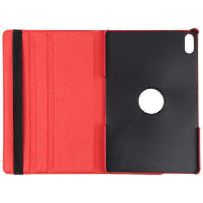 For Lenovo Tab P12 Pro 12.6 Litchi Texture Solid Color Leather Tablet Case(Red) - Lenovo by buy2fix | Online Shopping UK | buy2fix