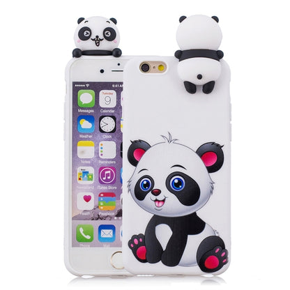 For iPhone 6 Plus Shockproof Cartoon TPU Protective Case(Panda) - More iPhone Cases by buy2fix | Online Shopping UK | buy2fix