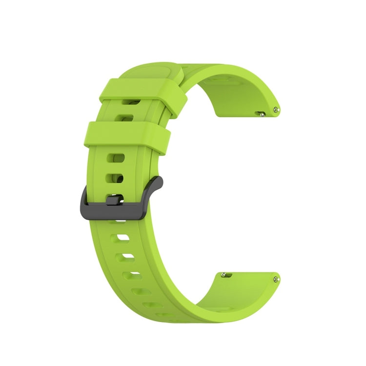 For Amazfit GTR Silicone Smart Watch Watch Band, Size:22mm(Green) - Watch Bands by buy2fix | Online Shopping UK | buy2fix