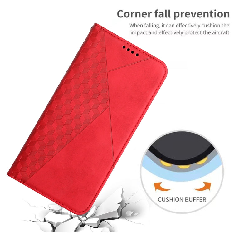 For Motorola Moto G60S Skin Feel Magnetic Leather Phone Case(Red) - Motorola Cases by buy2fix | Online Shopping UK | buy2fix