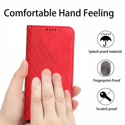 For Motorola Moto G60S Skin Feel Magnetic Leather Phone Case(Red) - Motorola Cases by buy2fix | Online Shopping UK | buy2fix