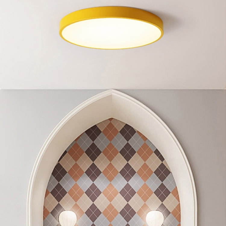 Macaron LED Round Ceiling Lamp, White Light, Size:23cm(Blue) - Hanging Light by buy2fix | Online Shopping UK | buy2fix
