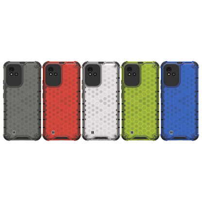 For OPPO Realme Narzo 50 4G Honeycomb PC + TPU Phone Case(Black) - Realme Cases by buy2fix | Online Shopping UK | buy2fix