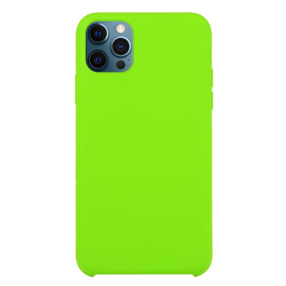 For iPhone 12 / 12 Pro Solid Silicone Phone Case(Dark Green) - Apple Accessories by buy2fix | Online Shopping UK | buy2fix