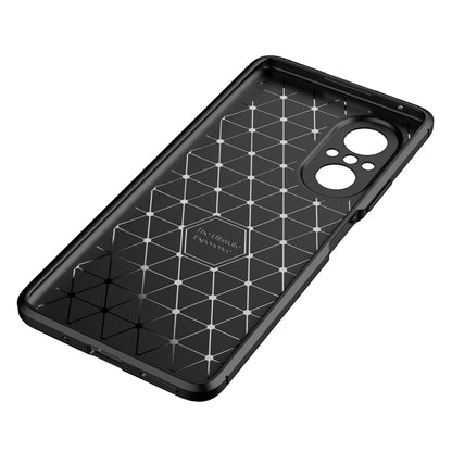 For Huawei nova 9 SE Carbon Fiber Texture Shockproof TPU Phone Case(Blue) - Mobile Accessories by buy2fix | Online Shopping UK | buy2fix
