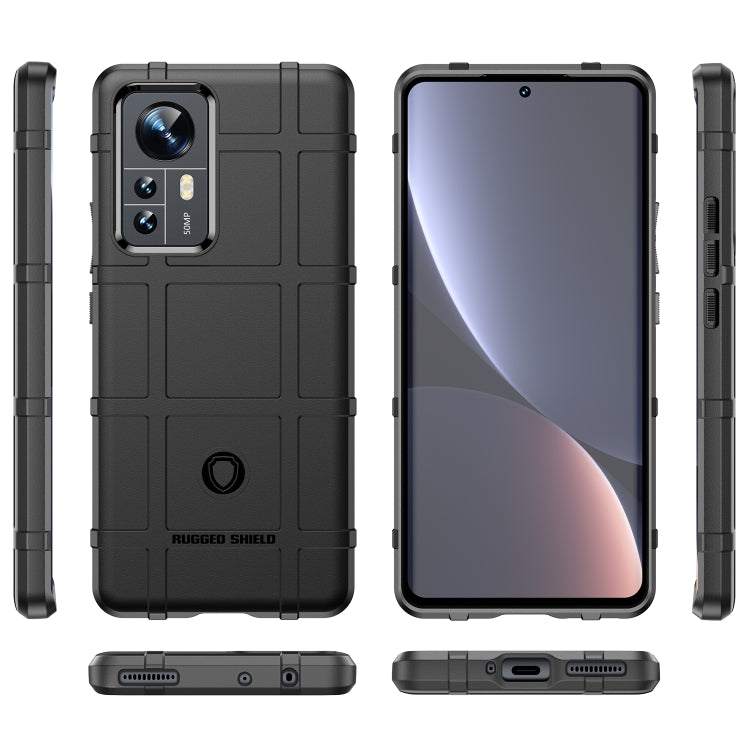 For Xiaomi 12 Pro Full Coverage Shockproof TPU Case(Black) - Xiaomi Accessories by buy2fix | Online Shopping UK | buy2fix