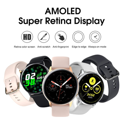 SG2 1.2 inch AMOLED Screen Smart Watch, IP68 Waterproof, Support Music Control / Bluetooth Photograph / Heart Rate Monitor / Blood Pressure Monitoring(Gold) - Smart Wear by buy2fix | Online Shopping UK | buy2fix