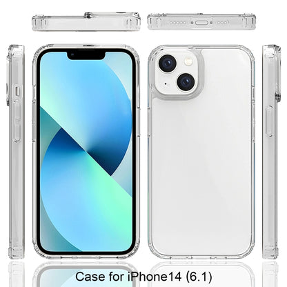 For iPhone 14 Shockproof Scratchproof TPU + Acrylic Phone Case (Transparent) - iPhone 14 Cases by buy2fix | Online Shopping UK | buy2fix