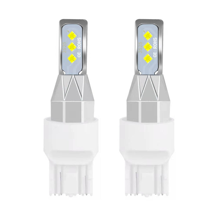 1 Pair 7443 DC 12V-24V 12W 1800LM Car LED Fog Light(Yellow Light) - In Car by buy2fix | Online Shopping UK | buy2fix