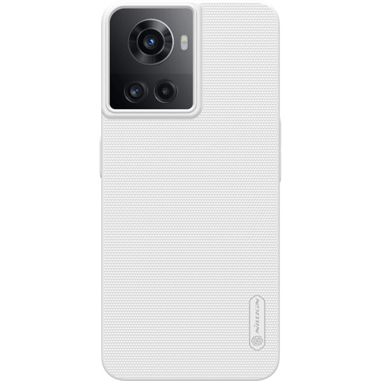 For OnePlus Ace 5G/10R 5G NILLKIN Frosted PC Phone Case(White) - OnePlus Cases by NILLKIN | Online Shopping UK | buy2fix