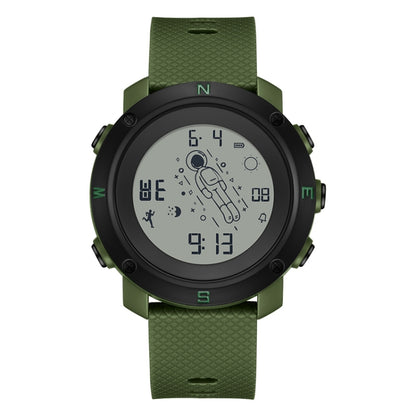 SANDA 2128 Astronaut Waterproof Luminous Electronic Watch(Green) - LED Digital Watches by SANDA | Online Shopping UK | buy2fix