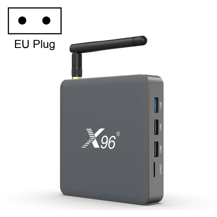 X96 X6 8K Smart TV BOX Android 11.0 Media Player, RK3566 Quad Core ARM Cortex A55, RAM: 8GB, ROM: 128GB, Plug Type:EU Plug - Consumer Electronics by buy2fix | Online Shopping UK | buy2fix