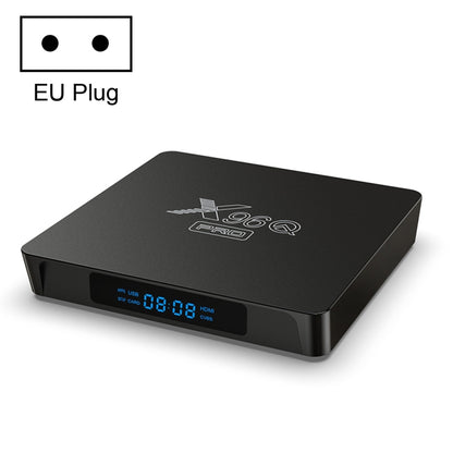 X96Q PRO 4K Smart TV BOX Android 10.0 Media Player, Allwinner H313 Quad Core ARM Cortex A53, RAM: 2GB, ROM: 16GB, Plug Type:EU Plug - Consumer Electronics by buy2fix | Online Shopping UK | buy2fix