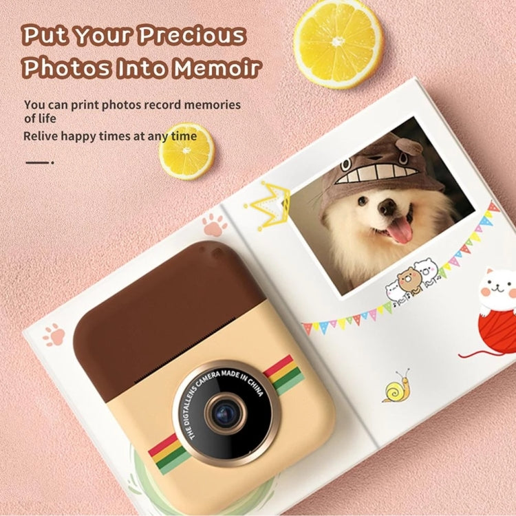 With 16GB Memory Card CP08 2.4 inch IPS HD Screen Children Polaroid Printing Digital Camera - Consumer Electronics by buy2fix | Online Shopping UK | buy2fix