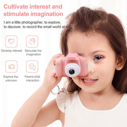X2S 2.0 Inch LCD Screen Mini Children Camera Digital Camera, Resolution:HD 1300W(Pink) - Consumer Electronics by buy2fix | Online Shopping UK | buy2fix