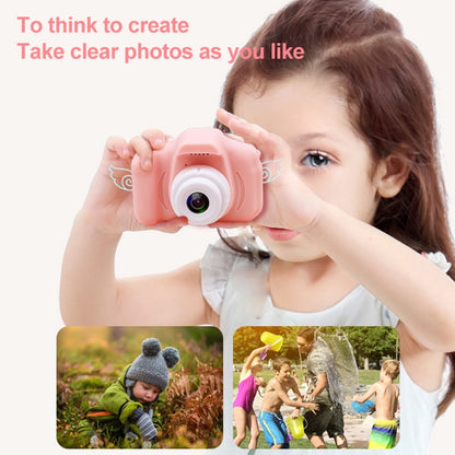 X2S 2.0 Inch LCD Screen Mini Children Camera Digital Camera, Resolution:HD Dual camera(Blue) - Children Cameras by buy2fix | Online Shopping UK | buy2fix