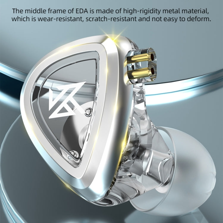 KZ-EDA Balanced Dual Magnetic Dynamic In-Ear Earphone,Length: 1.2m(Without Microphone) - In Ear Wired Earphone by KZ | Online Shopping UK | buy2fix