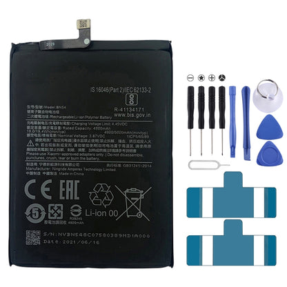 BM54 5000 mAh Li-Polymer Battery Replacement For Xiaomi Redmi Note 9 5G / Redmi Note 9T - For Xiaomi by buy2fix | Online Shopping UK | buy2fix