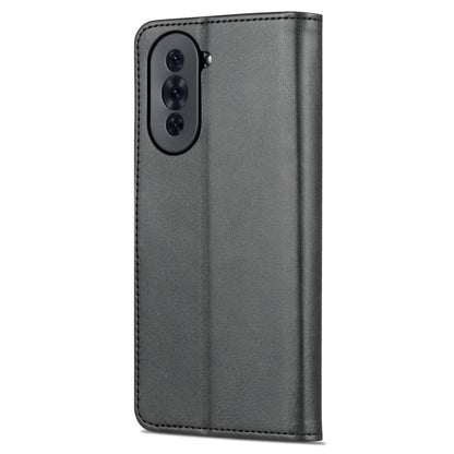 For Huawei nova 10 AZNS Skin Feel Calf Texture Flip Leather Phone Case(Black) - Mobile Accessories by AZNS | Online Shopping UK | buy2fix