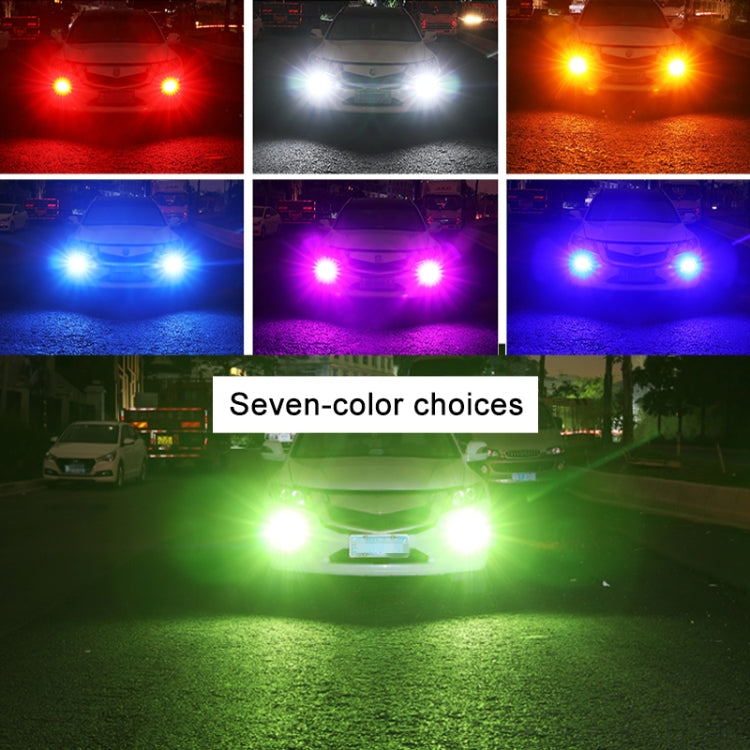 1 Pair 9006 12V 7W Strobe Car LED Fog Light(Lime Light) - In Car by buy2fix | Online Shopping UK | buy2fix