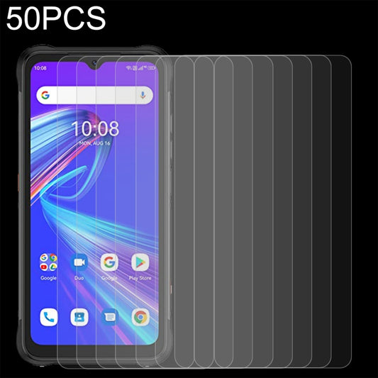 50 PCS 0.26mm 9H 2.5D Tempered Glass Film For UMIDIGI BISON X10S NFC - For Umidigi by buy2fix | Online Shopping UK | buy2fix