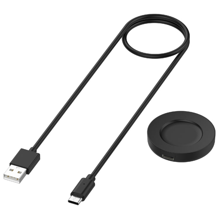 For Xiaomi Watch S1 M2108W1 Magnetic Wireless Charger with 1m Charging Cable(Black) - Smart Wear by buy2fix | Online Shopping UK | buy2fix