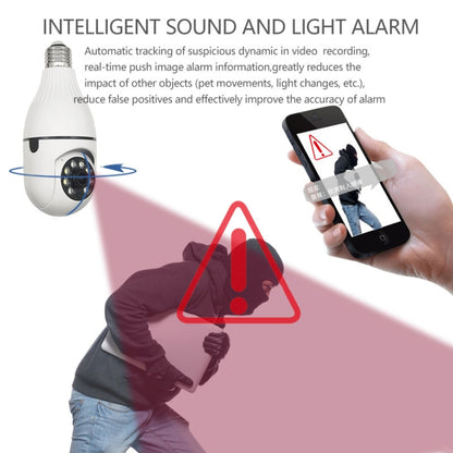 R2-30G 3MP HD Smart WiFi Bulb Camera, Support Night Vision & Motion Detection - Security by buy2fix | Online Shopping UK | buy2fix