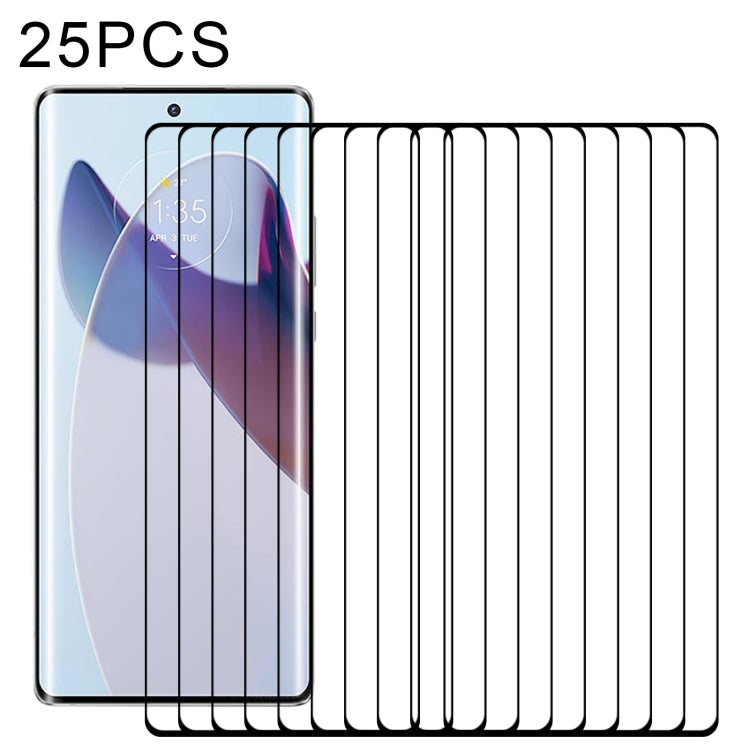 25 PCS 3D Curved Edge Full Screen Tempered Glass Film For Motorola Moto X30 Pro - Motorola Tempered Glass by buy2fix | Online Shopping UK | buy2fix