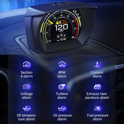 A700 Car 3.5 inch OBDII + MEMS + GPS Head-Up Display System - In Car by buy2fix | Online Shopping UK | buy2fix