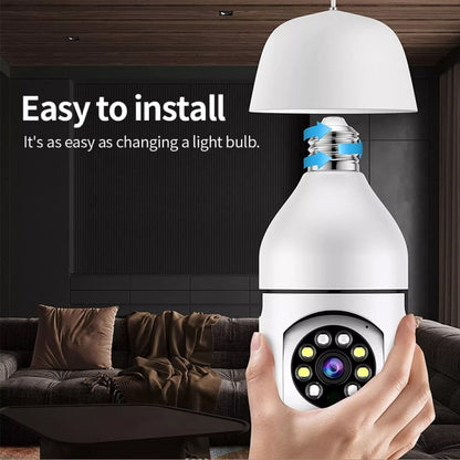 A6 2MP HD Light Bulb WiFi Camera Support Motion Detection/Two-way Audio/Night Vision/TF Card With 8G Memory Card - Security by buy2fix | Online Shopping UK | buy2fix