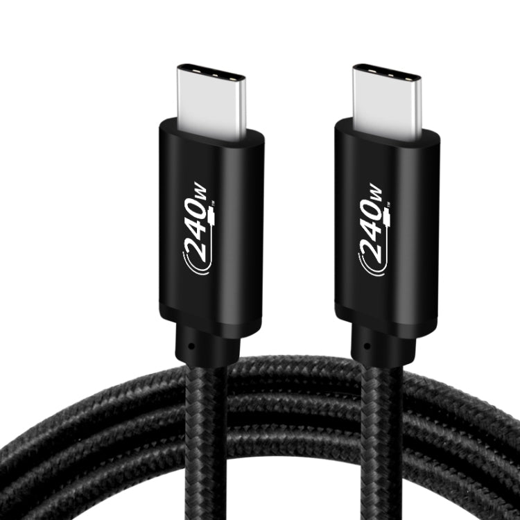 PD240W USB-C / Type-C to Type-C Fast Charging Data Cable, Length:2m(Black) -  by buy2fix | Online Shopping UK | buy2fix