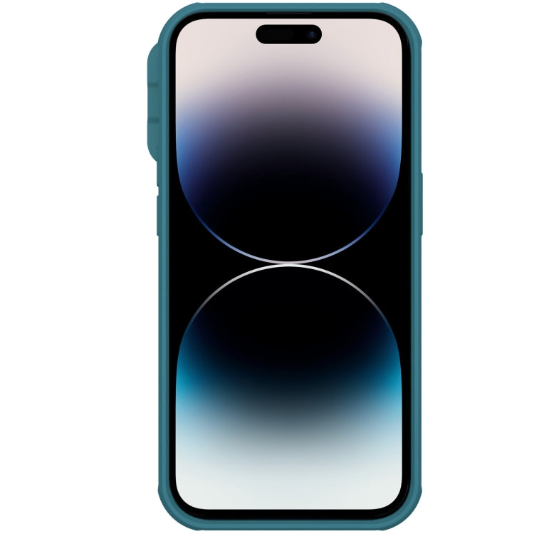 For iPhone 14 Pro NILLKIN CamShield Pro Protective Phone Case(Blue) - iPhone 14 Pro Cases by NILLKIN | Online Shopping UK | buy2fix