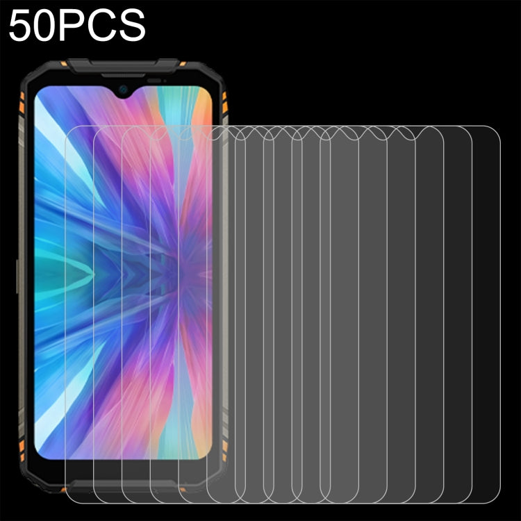 For Doogee S96GT 50pcs 0.26mm 9H 2.5D Tempered Glass Film - For Doogee by buy2fix | Online Shopping UK | buy2fix