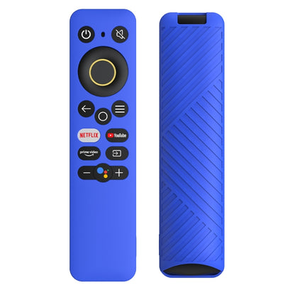 For Realme TV 30 inch / 40 inch Solid Color Silicone Protective Cover(Dark Blue) - Consumer Electronics by buy2fix | Online Shopping UK | buy2fix