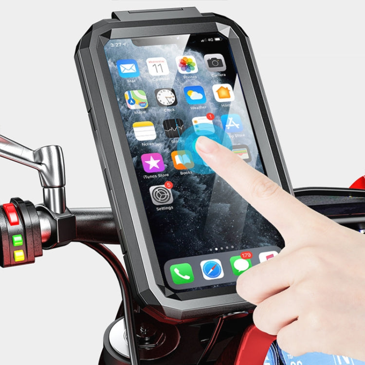 M18L-QD Motorcycle / Bicycle Waterproof Quick Release Mobile Phone Holder - In Car by buy2fix | Online Shopping UK | buy2fix