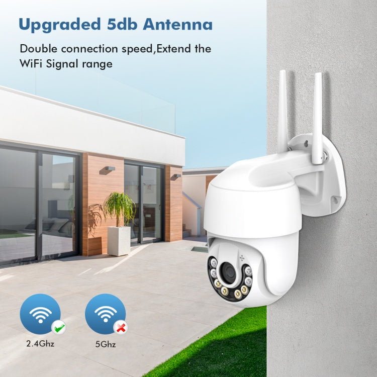 QX59 1920 x 1080P HD 2MP Wireless WiFi Smart Surveillance Camera, Specification:EU Plug - Security by buy2fix | Online Shopping UK | buy2fix
