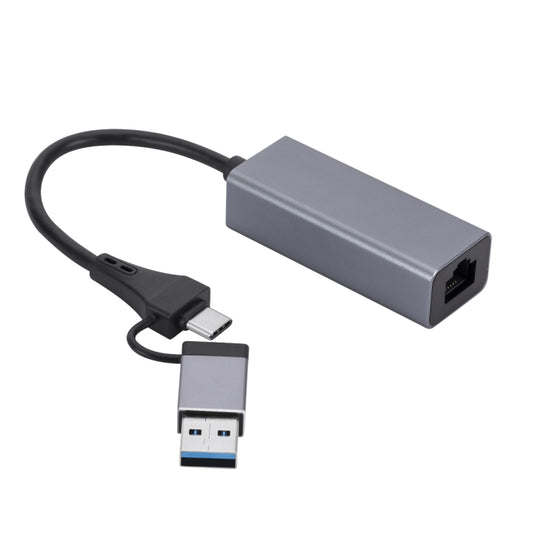 SL-017 USB3.0 Gigabit Network Type-C to Network Port USB HUB - Computer & Networking by buy2fix | Online Shopping UK | buy2fix