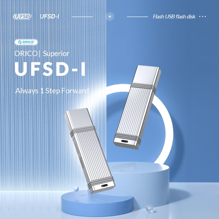 ORICO USB Solid State Flash Drive, Read: 520MB/s, Write: 450MB/s, Memory:128GB, Port:USB-A(Silver) - USB Flash Drives by ORICO | Online Shopping UK | buy2fix